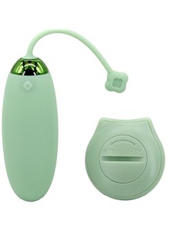 Armony Kitty Fun - Ovetto Vibrante in Silicone Verde con Telecomando