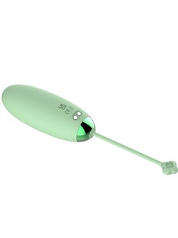 Armony Kitty Fun - Green Silicone Vibrating Egg with Remote Control