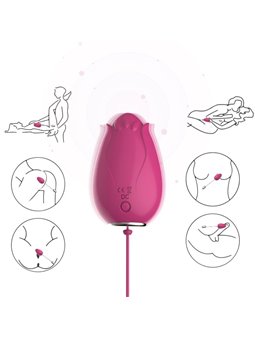 Armony Mandala - Ovetto Vibrante in Silicone Fucsia con Telecomando