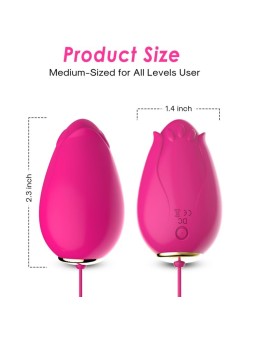 Armony Mandala - Ovetto Vibrante in Silicone Fucsia con Telecomando