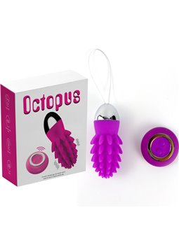 Armony Octopus - Ovetto Vibrante in Silicone Viola con Telecomando