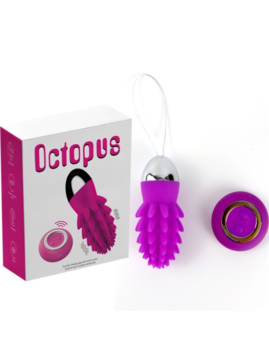 Armony Octopus - Ovetto Vibrante in Silicone Viola con Telecomando