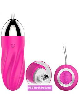 Armony Sweety - Vibrating Silicone Spiral Egg Pink