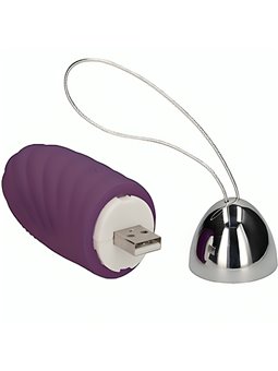 Armony Jiuuy - Violet Silicone Vibrating Egg with Remote Control
