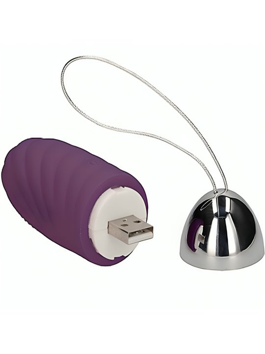 Armony Jiuuy - Ovetto Vibrante in Silicone Viola con Telecomando