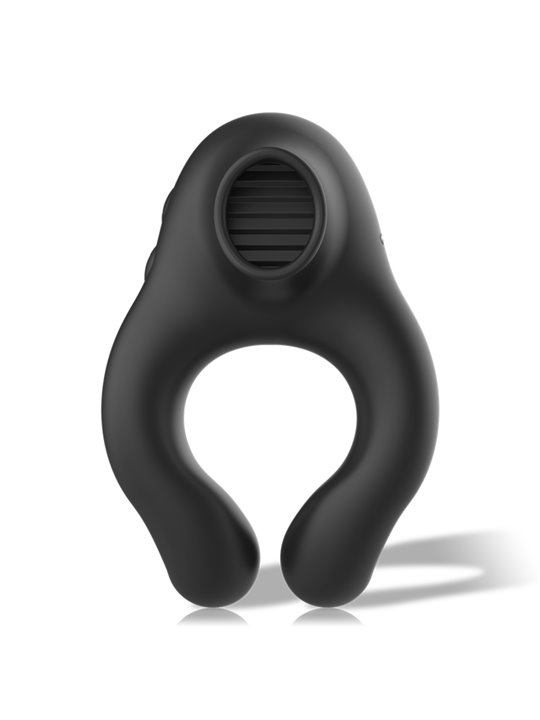 Armony - Vibrating Silicone Phallic Ring with Clitoral Stimulator