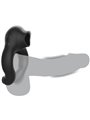 Armony - Vibrating Silicone Phallic Ring with Clitoral Stimulator