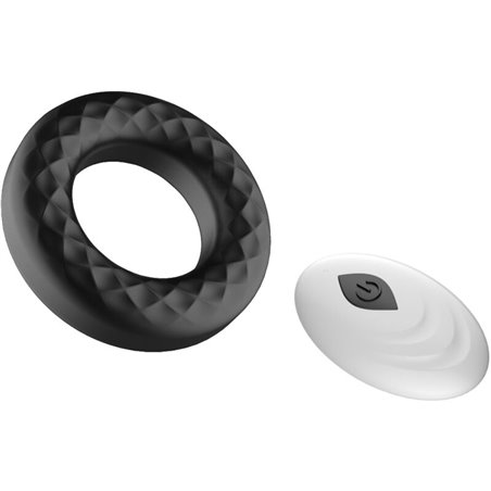 Armony Lord's Love Ring - Black Vibrating Phallic Ring with Remote Control