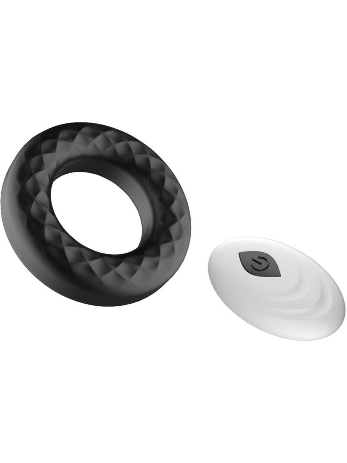 Armony Lord's Love Ring - Black Vibrating Phallic Ring with Remote Control