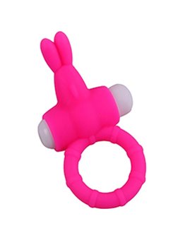 Armony Ms Bunny - Vibrating Silicone Rabbit Phallic Ring Pink
