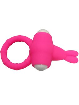 Armony Ms Bunny - Vibrating Silicone Rabbit Phallic Ring Pink