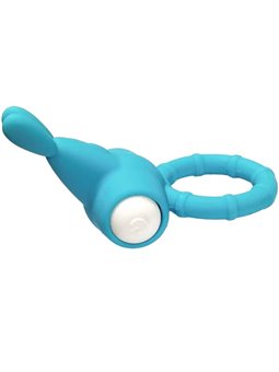 Armony Ms Bunny - Vibrating Silicone Rabbit Phallic Ring Green