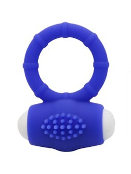 Armony Power O - Vibrating Silicone Phallic Ring Blue