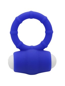 Armony Power O - Vibrating Silicone Phallic Ring Blue