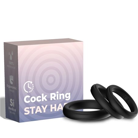 Armony - Set of 3 Fluorescent Silicone Phallic Rings