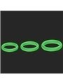 Armony - Set of 3 Fluorescent Silicone Phallic Rings