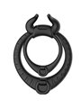 Armony Bull's Love - Anello Fallico Doppio in Silicone Nero