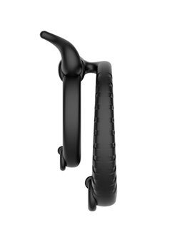 Armony Bull's Love - Anello Fallico Doppio in Silicone Nero