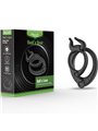 Armony Bull's Love - Anello Fallico Doppio in Silicone Nero