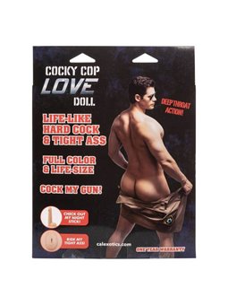 CalExotics Cocky Cop Love Doll - Bambolotto Gonfiabile a Grandezza Reale