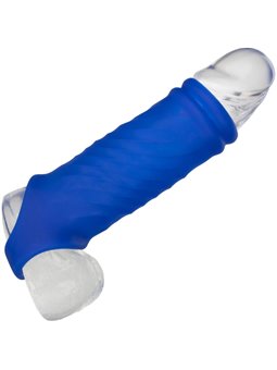 Calexotics Admiral - Guaina Fallica in Silicone Liquido Blu