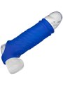 Calexotics Admiral - Guaina Fallica in Silicone Liquido Blu