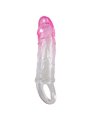 Pretty Love Odes - Guaina Fallica in Silicone Trasparente e Rosa 2 Cm