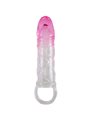Pretty Love Odes - Guaina Fallica in Silicone Trasparente e Rosa 2 Cm