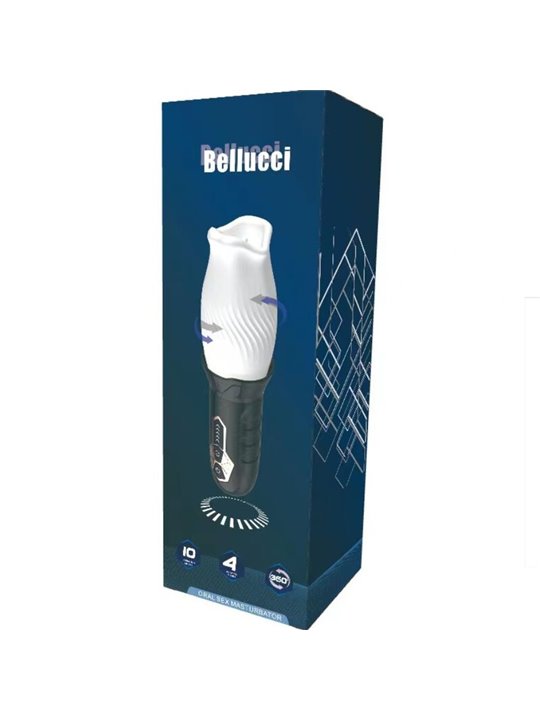 Armony Belucci - Masturbatore Maschile Bocca in Silicone Bianco