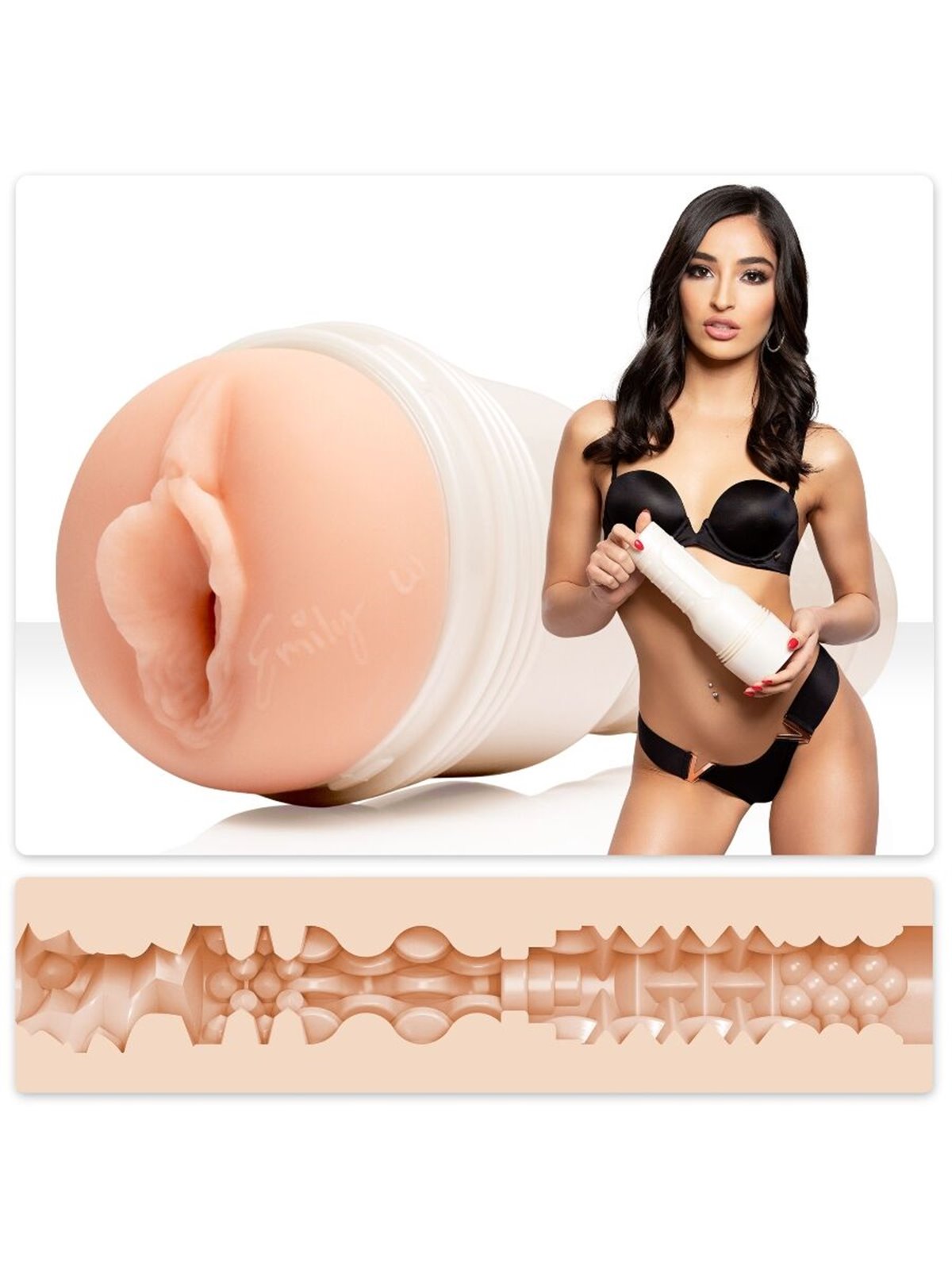 Fleshlight Girls - Emily Willis Realistic Vagina Male Masturbator
