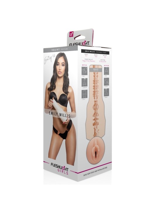 Fleshlight Girls - Emily Willis Realistic Vagina Male Masturbator
