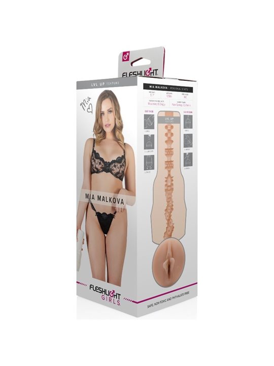 Fleshlight Girls - Mia Malkova's Realistic Vagina Male Masturbator