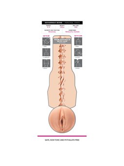 Fleshlight Girls - Male Masturbator Realistic Vagina Savannah Bond