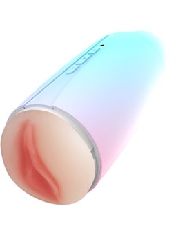 Armony - Masturbatore Maschile Doppio Vagina e Bocca Colore Rainbow