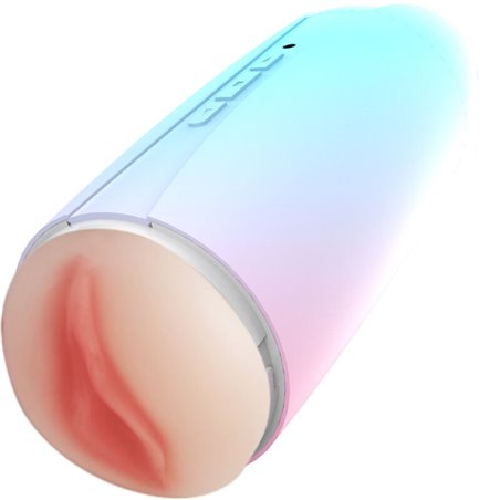 Armony - Masturbatore Maschile Doppio Vagina e Bocca Colore Rainbow