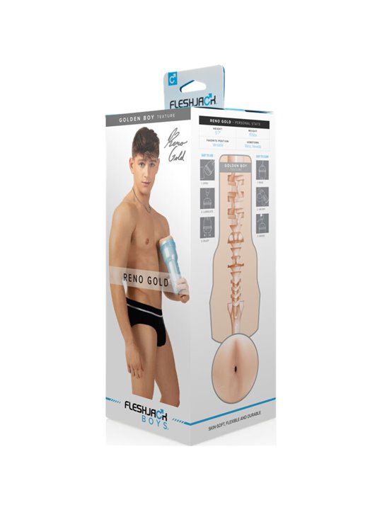 Fleshjack - Masturbatore Uomo Ano Realistico di Reno Gold