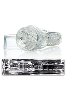 Fleshlight Go Torque - Masturbatore Uomo in Silicone Trasparente