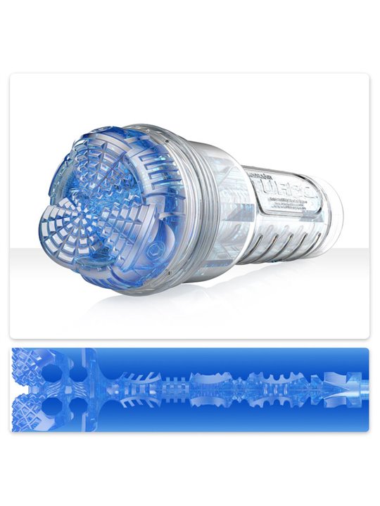Fleshlight Turbo Core - Masturbatore Uomo in Silicone Blu