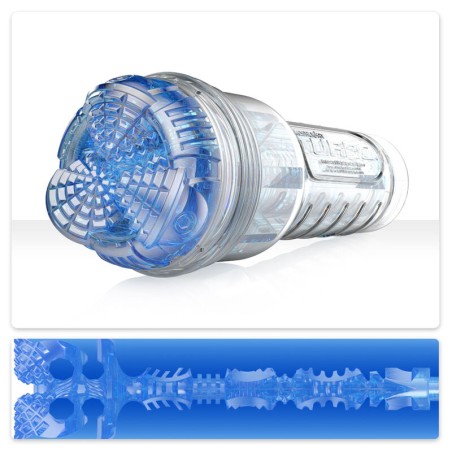 Fleshlight Turbo Core - Masturbatore Uomo in Silicone Blu