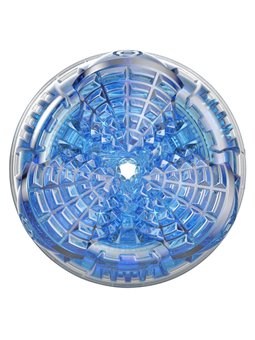 Fleshlight Turbo Core - Masturbatore Uomo in Silicone Blu