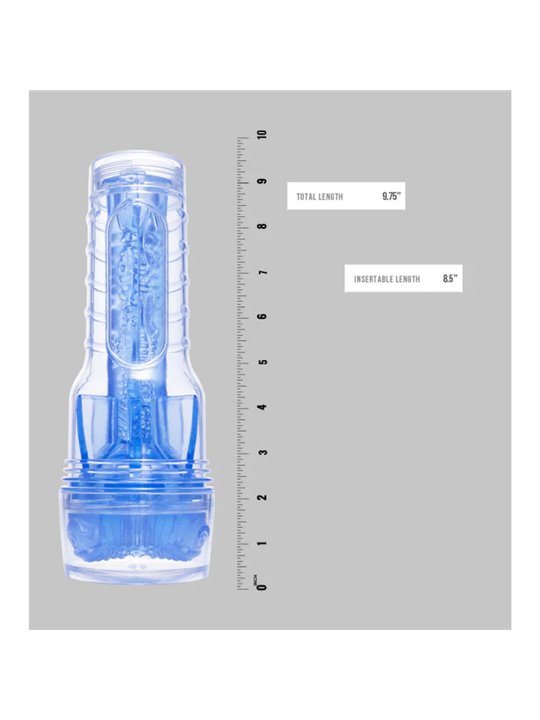Fleshlight Turbo Core - Masturbatore Uomo in Silicone Blu