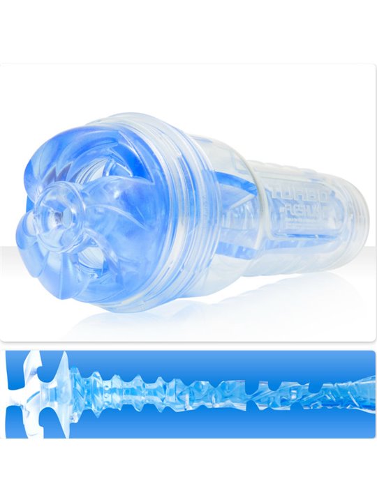 Fleshlight Turbo Thrust - Masturbatore Uomo in Silicone Blu