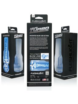 Fleshlight Turbo Thrust - Masturbatore Uomo in Silicone Blu