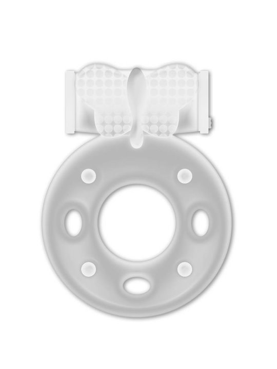 Casual Love Vibrating Ring - Anello Fallico Vibrante - Trasparente