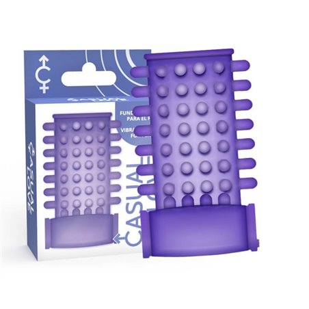 Casual Love Vibrating Sleeve - Guaina Fallica con Vibrazione - Viola
