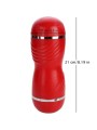 Armony - Masturbatore Maschile Doppio Vagina e Bocca Colore Rosso