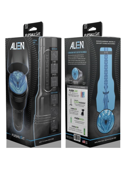 Fleshlight Alien - Masturbatore Uomo Vagina Realistica in Silicone