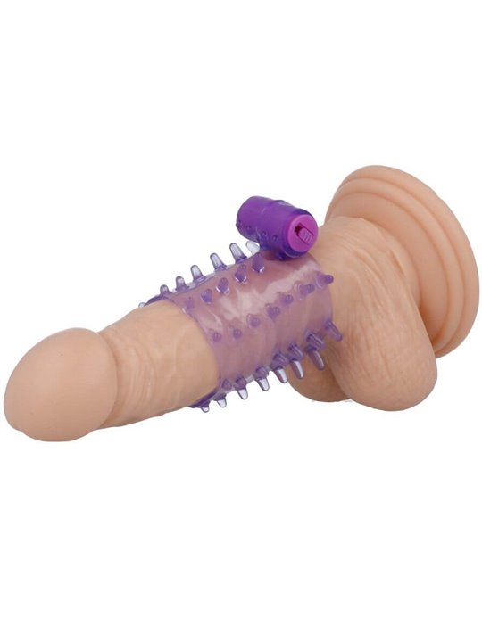 Casual Love Vibrating Sleeve - Guaina Fallica con Vibrazione - Viola