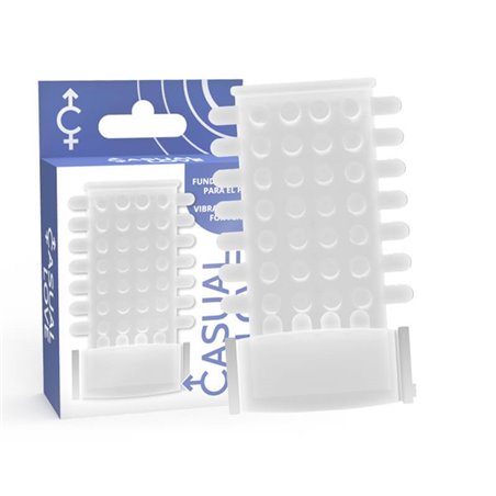 Casual Love Vibrating Sleeve - Guaina Fallica con Vibrazione - Trasparente