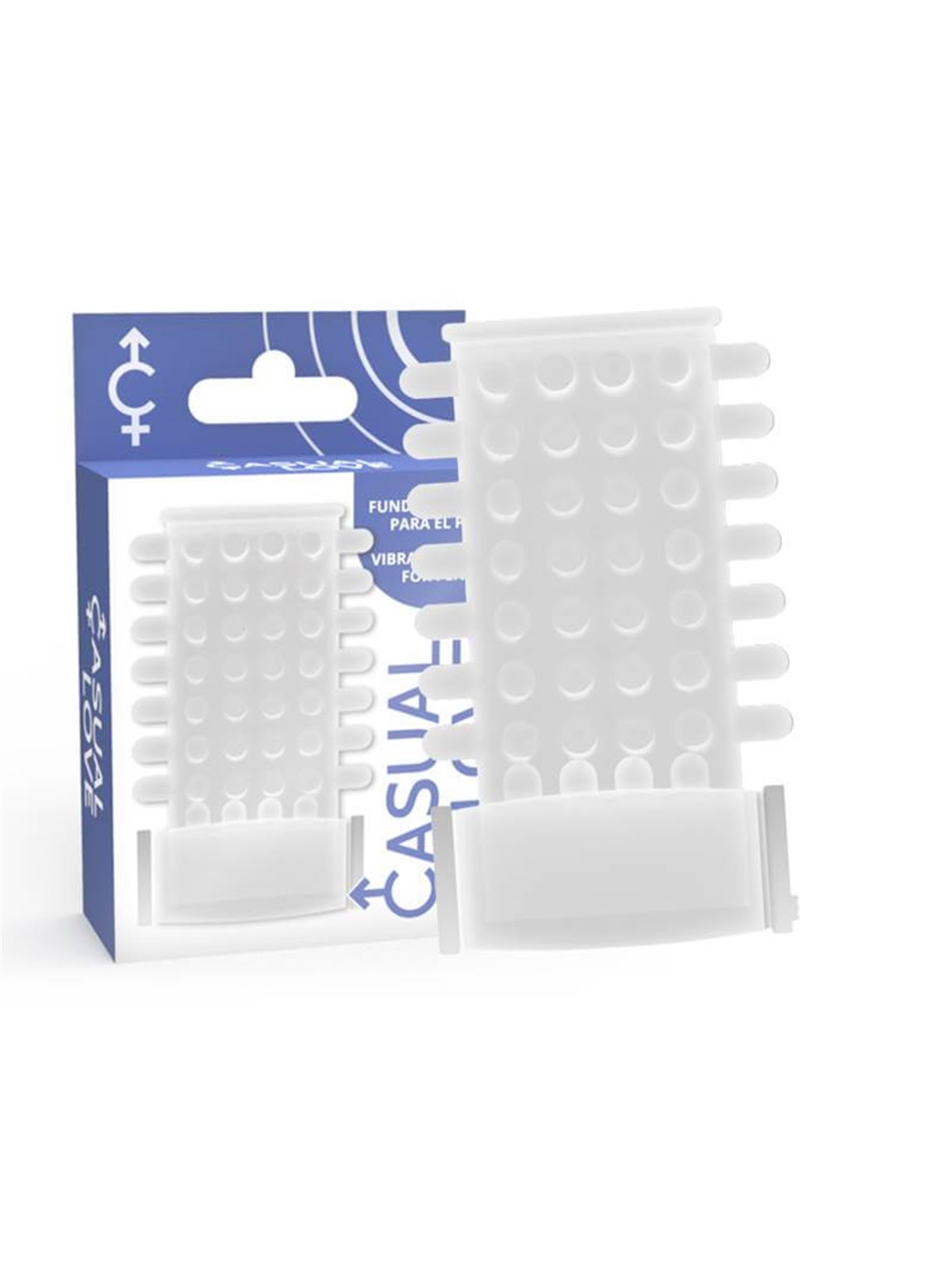 Casual Love Vibrating Sleeve - Guaina Fallica con Vibrazione - Trasparente